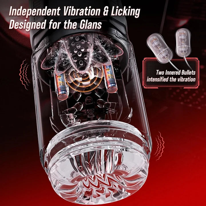 Avalon: Hands Free Masturbator 7 Speed Thrusting Rotating Vibrating Smart App Control