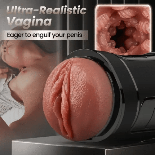 Boyd:Ultra Realistic Vagina Masturbator with 5 Suction & 10 Vibration