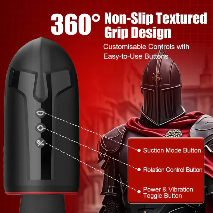 Cyclone:Male Masturbator with 3 Spinning, 5 Suction and 10 Vibration Modes