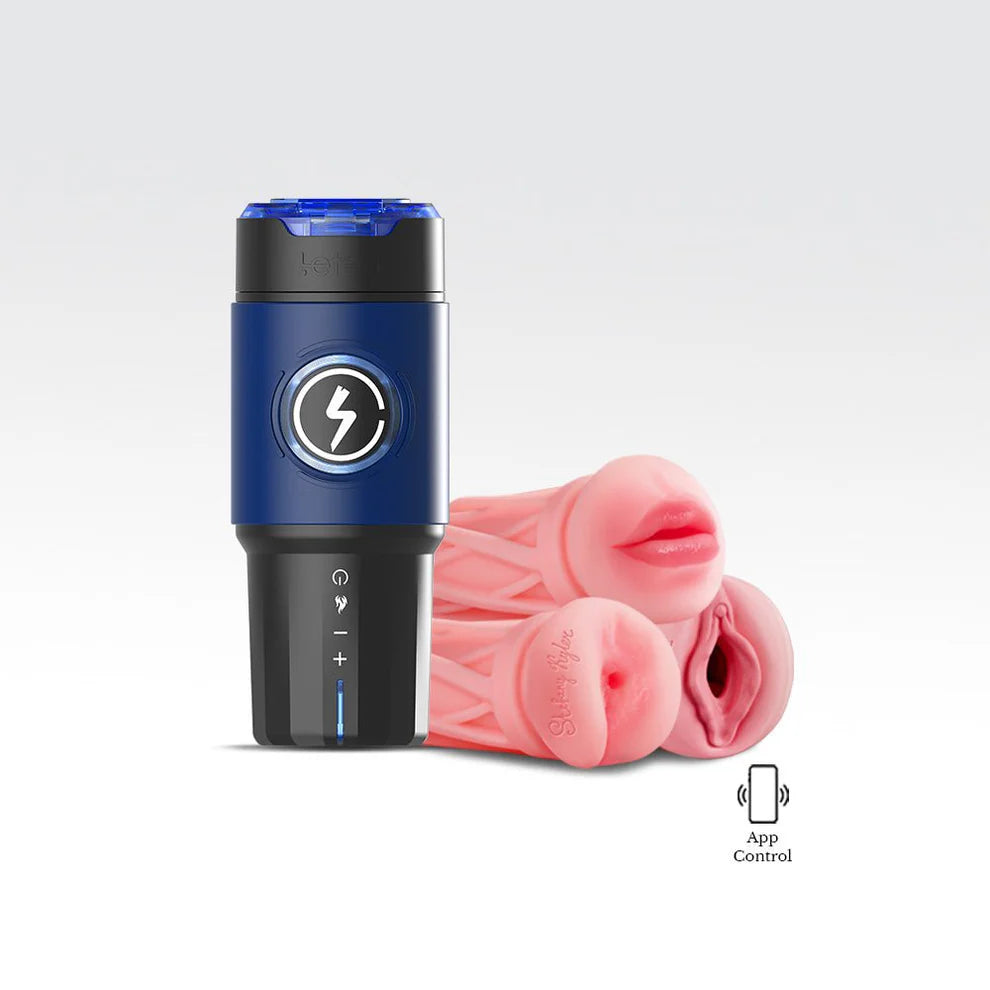 Leten ThermoPod Max: Infrared Heat Auto Stroker with 3 Sleeves & App
