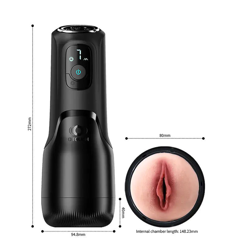 Airturn 4: Automatic Stroker Gen 2 Contraction Tech Clamping Sucking Vibrating