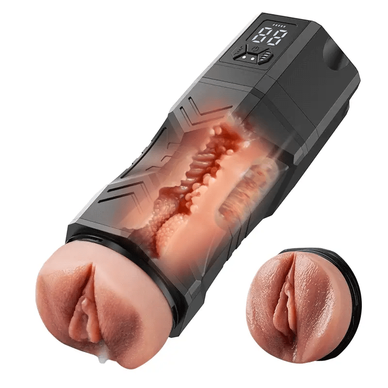 Axel: Realistic Masturbator with 5 Suction 9 Vibe Levels & Waterproof Feature