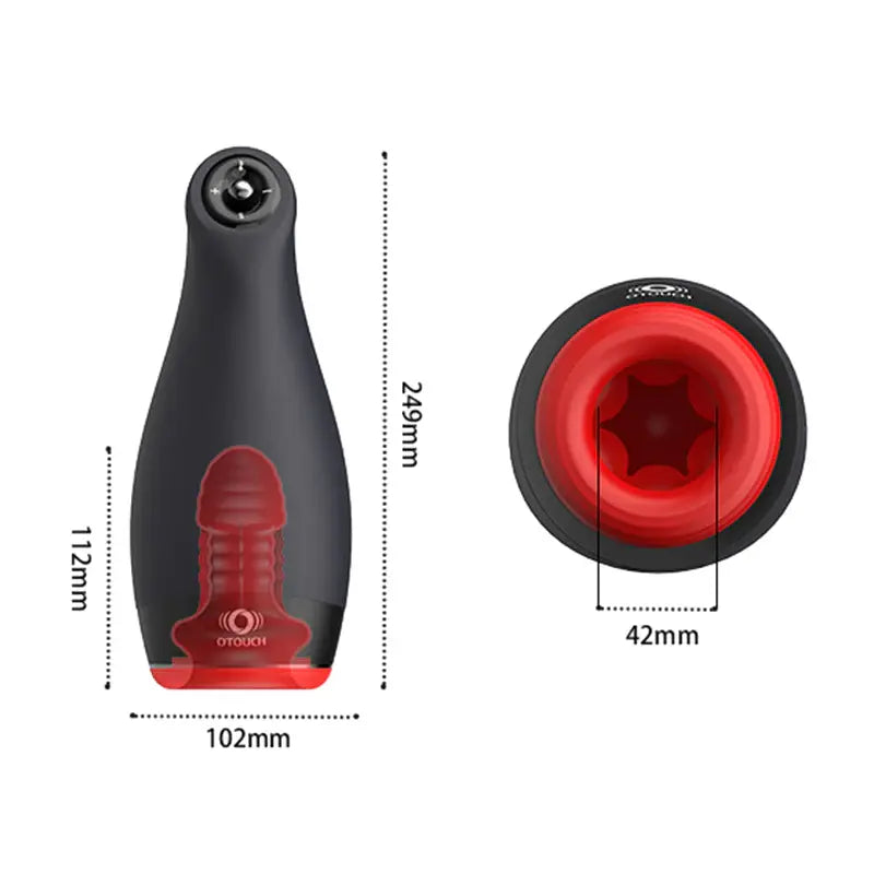 Pleasure Engine: Waterproof Blowojob Machine Instant Heating Thrusting Vibrating