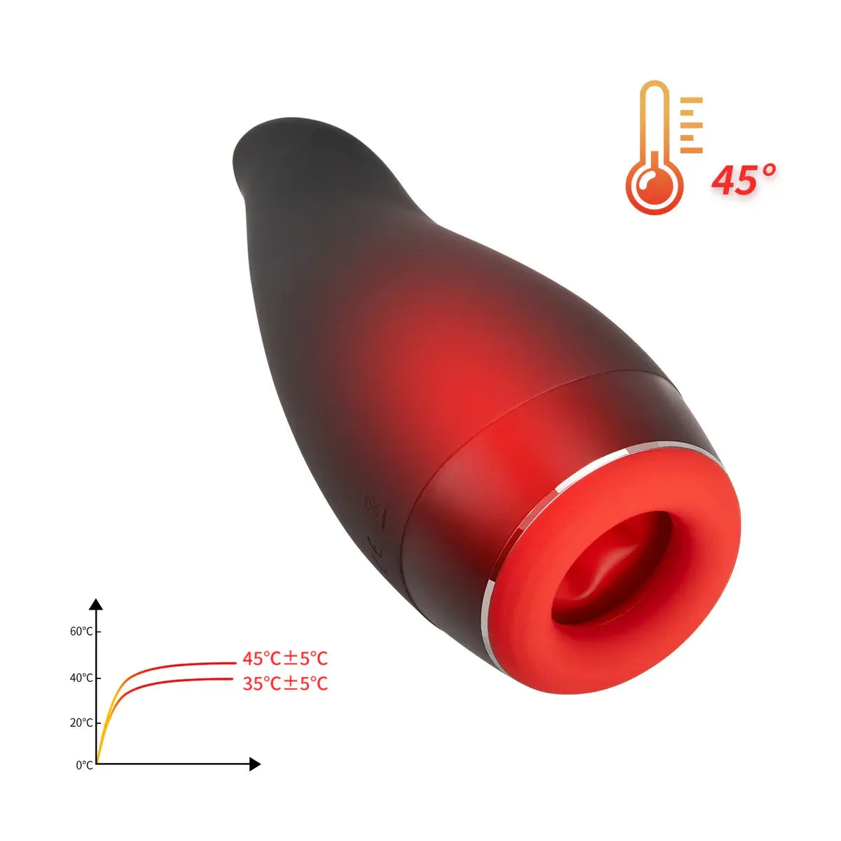 Pleasure Engine: Waterproof Blowojob Machine Instant Heating Thrusting Vibrating