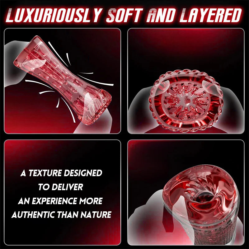 Declan:App & Waterproof Masturbator Sucking Rotating Thrusting Vibrating