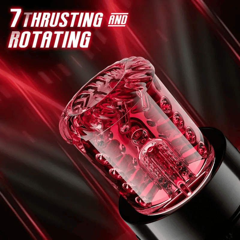 Declan:App & Waterproof Masturbator Sucking Rotating Thrusting Vibrating
