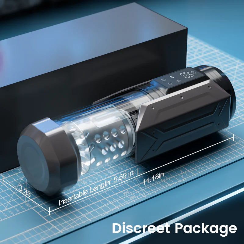 Ironclad: Deep-Throat Stroker – 7 Suck, Vibe & Thrust Modes with Licking Sleeve