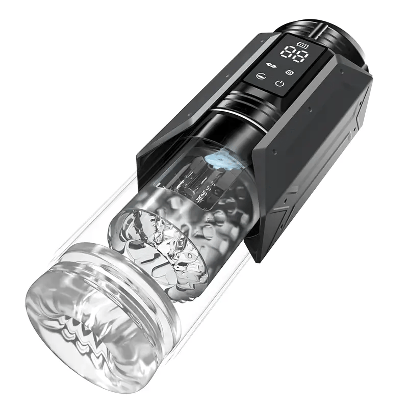 Ironclad: Deep-Throat Stroker – 7 Suck, Vibe & Thrust Modes with Licking Sleeve