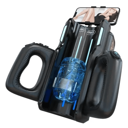 Leten Thrusting-Pro: Fully Auto Stroker with 10 Modes, 10 Speeds & Dual Sleeves