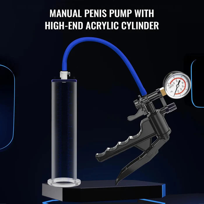 OptiMax Manual Penis Pump – Pro Vacuum Power with Comfort Grip