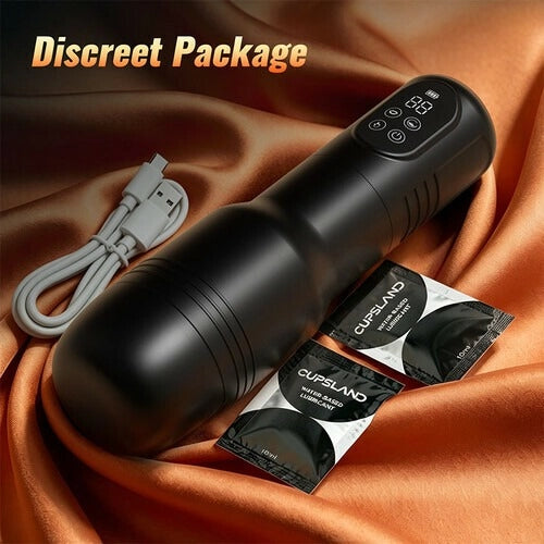 PlumpSuction: Air-Pressure Adjustable Butt Stroker & Vibrate Toy