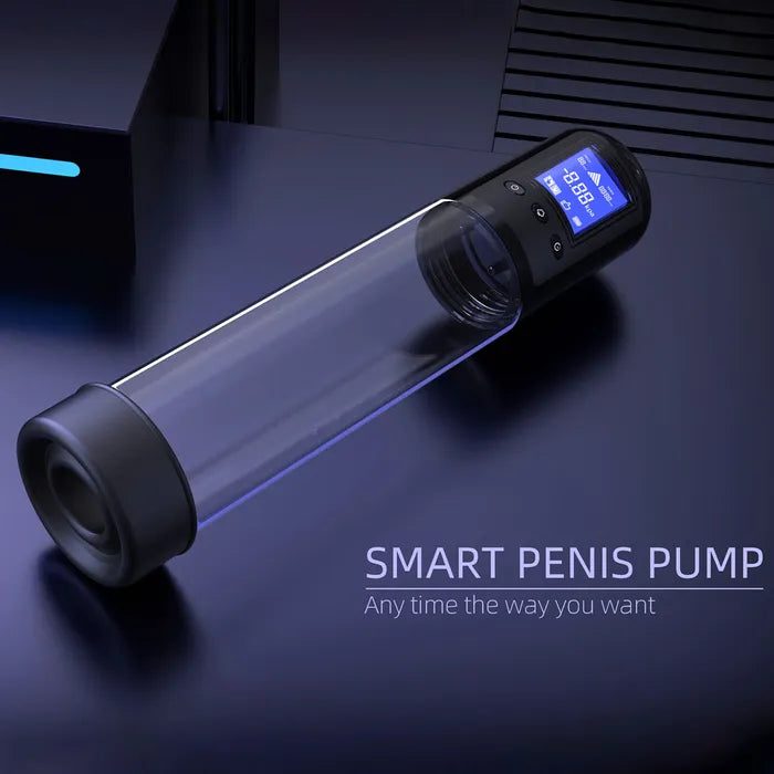 Smart Automatic Penis Pump with 5 Suction Levels & 6 Rhythmic Modes
