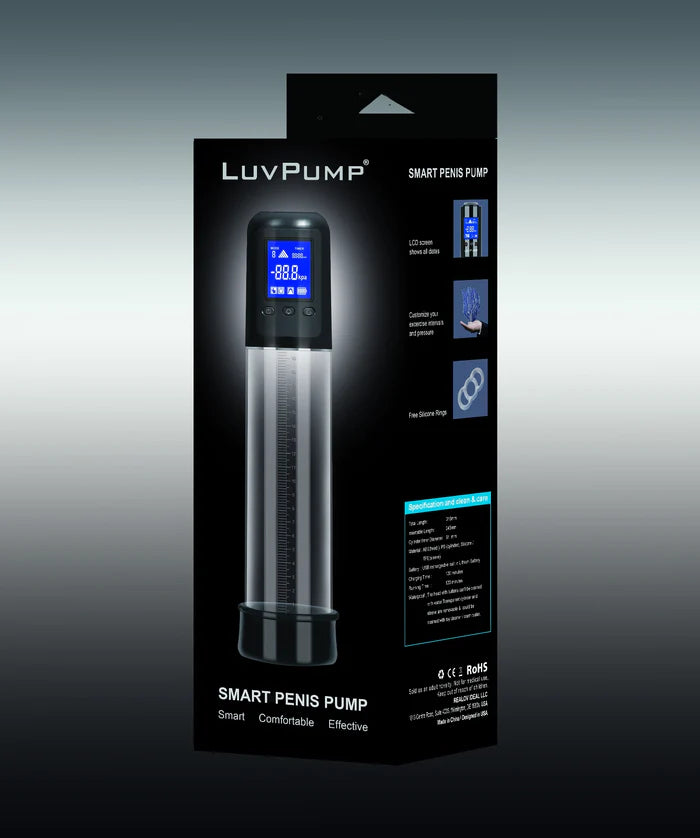 Smart Automatic Penis Pump with 5 Suction Levels & 6 Rhythmic Modes