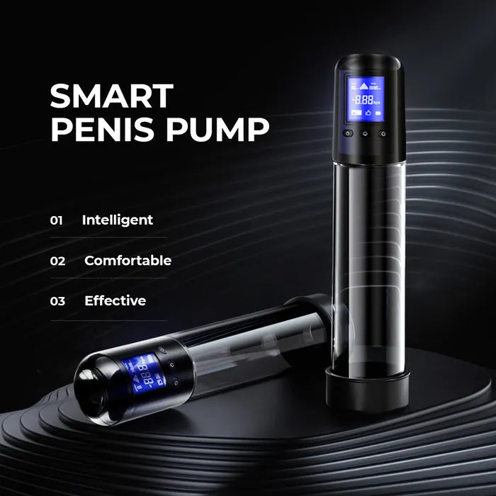Smart Automatic Penis Pump with 5 Suction Levels & 6 Rhythmic Modes