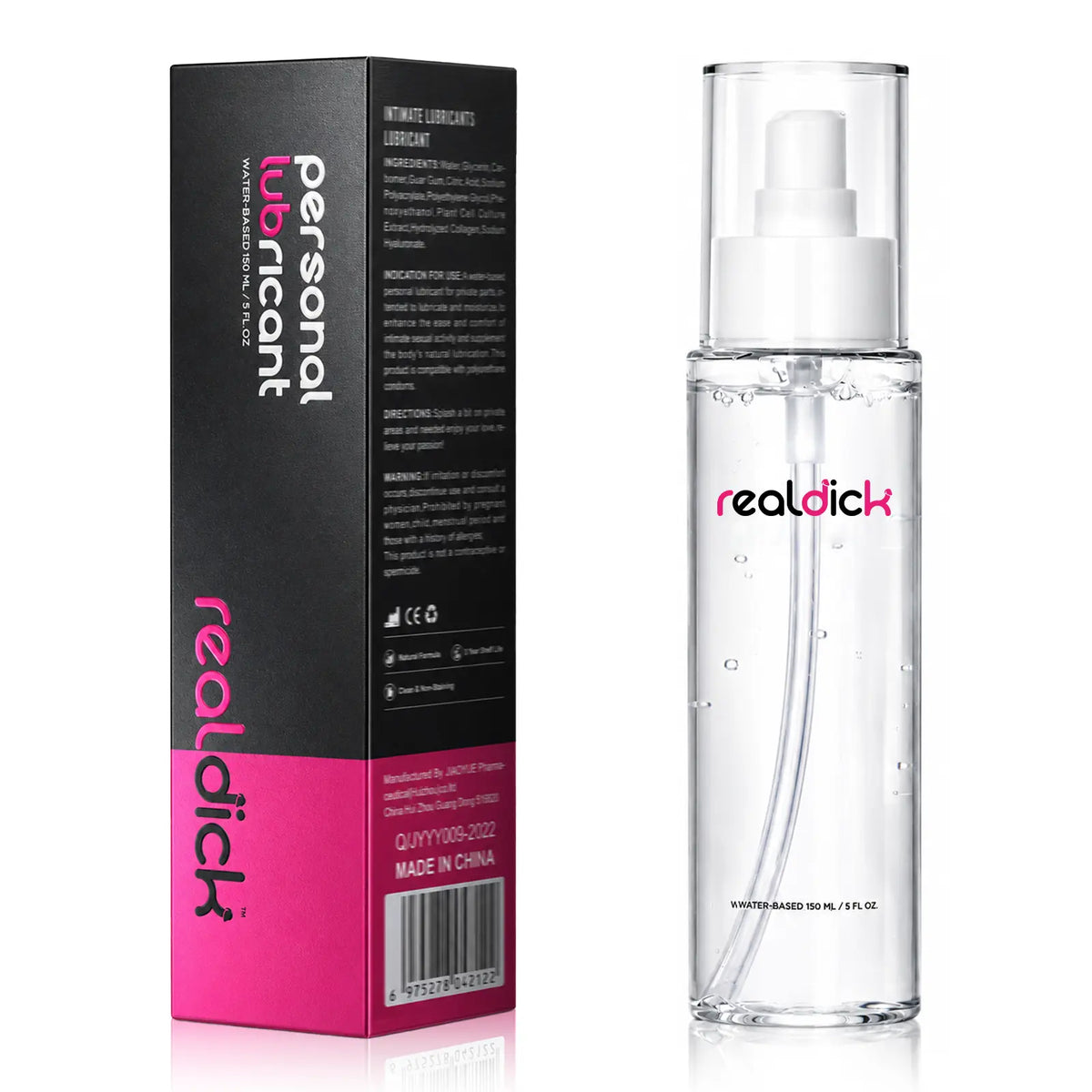 PureGlide: 150ml Premium Water-Based Personal Lubricant