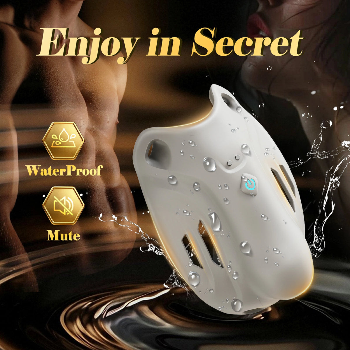 PulseFit: Whisper-Quiet Discreet Wearable Male Vibrator & Stamina Trainer
