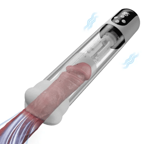 2 in 1 Penis Pump – 5 Suction & 9 Vibration 100% Waterproof