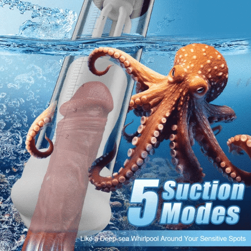 2 in 1 Penis Pump – 5 Suction & 9 Vibration 100% Waterproof