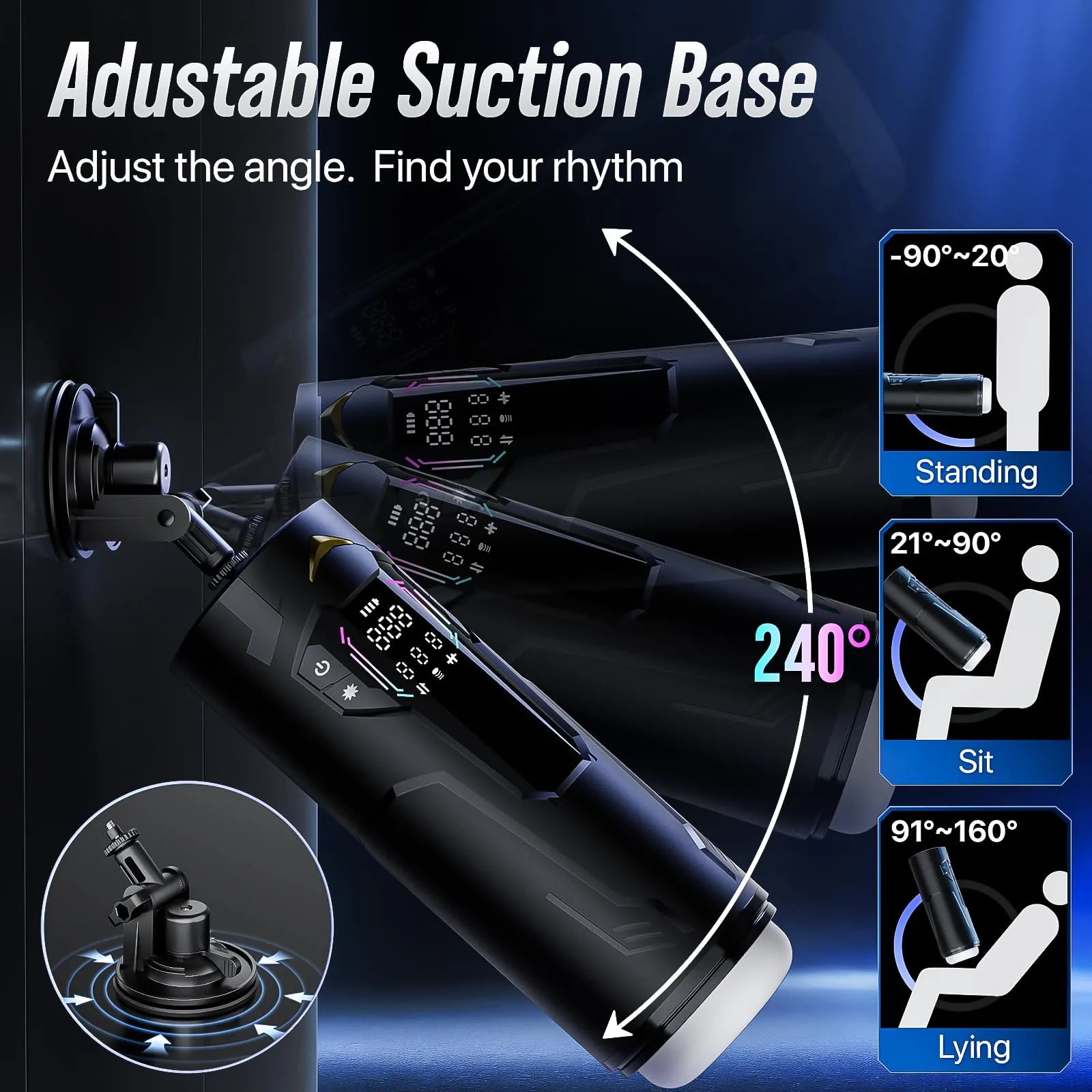 Pulse Automatic Stroker: Squeeze Sucking Thrusting Vibrating App Control