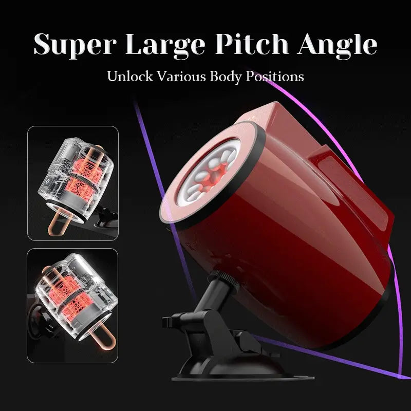 Maverick: Dual-end Blowjob Stroker – Rotating, Thrusting & Hands-Free Fun