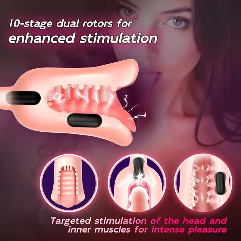 Mammoth: Blowjob 10 Vibration Glans Training Stimulator