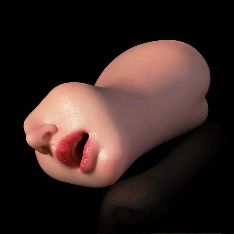 Sophie: 3 in 1 Oral Vaginal Anal Masturbator – Silicone Blowjob Masturbator Toy