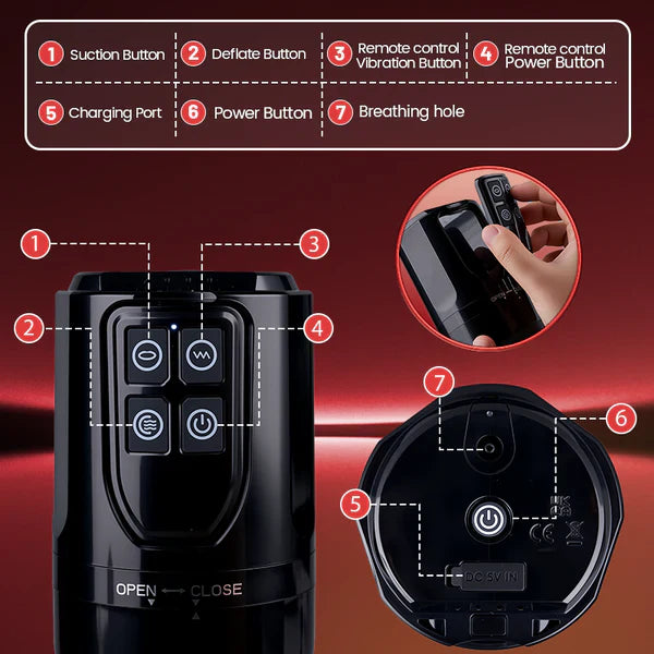 Spartan: Dual-Zone Stroker – Oral Suction, Deep Throat & Realistic Ribbed Tunnel