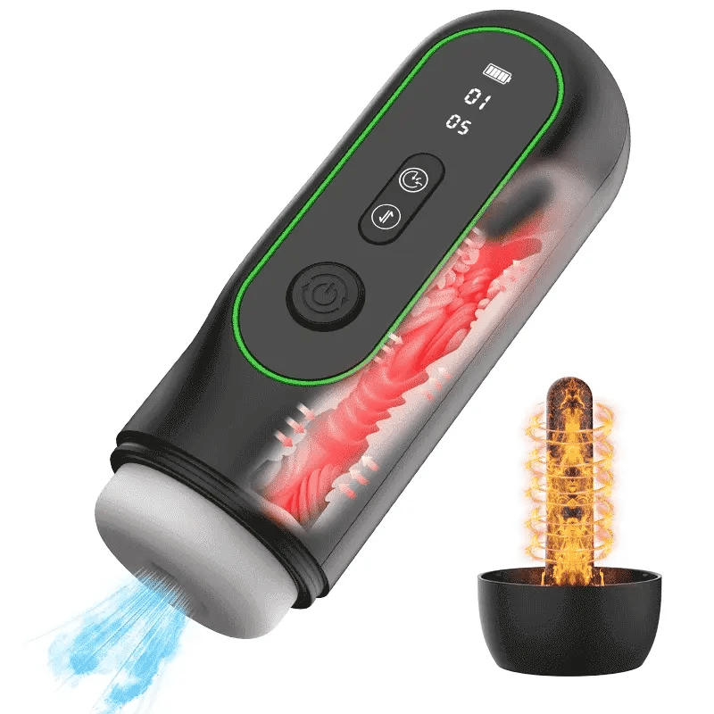 Titan: 6-in-1 Stroker – Thrusting, Suction, Vibration & Heating Oral Experience