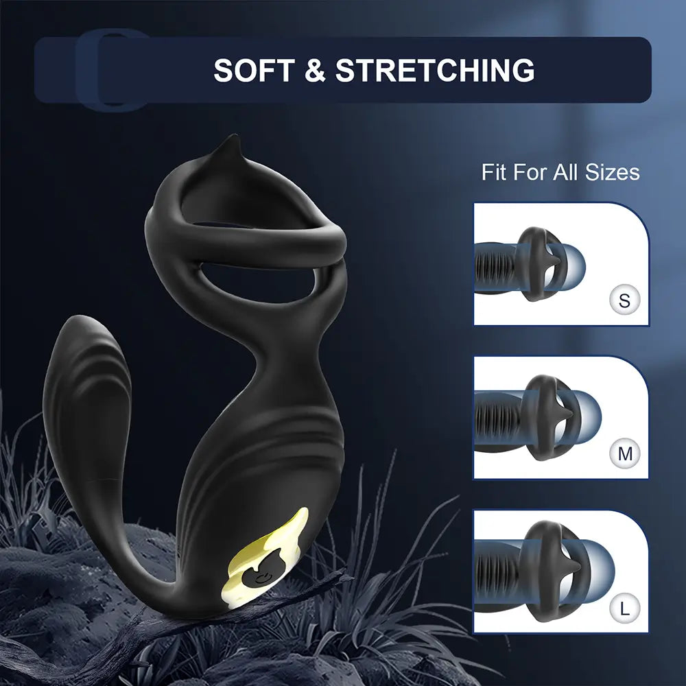 PM5: Electric Prostate Massager for Penis, Testicle & Perineum Stimulation