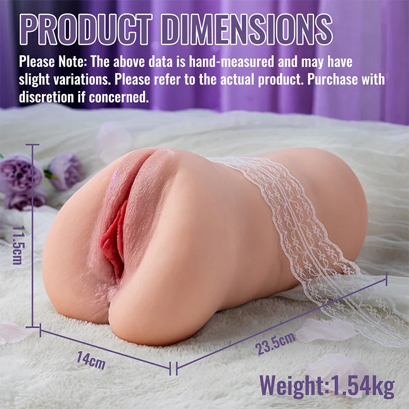 AuraStoke: 3.39LB Heavyweight Automatic Thrusting & Vibrating Pussy Stroker