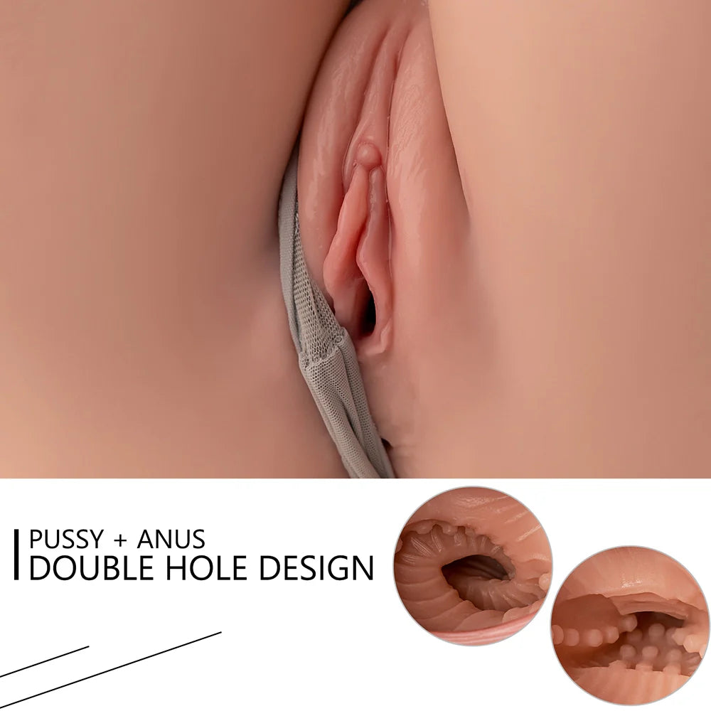 Carmen: 42LB Life-Size Mature Torso with Big Boobs & Dual Tunnels