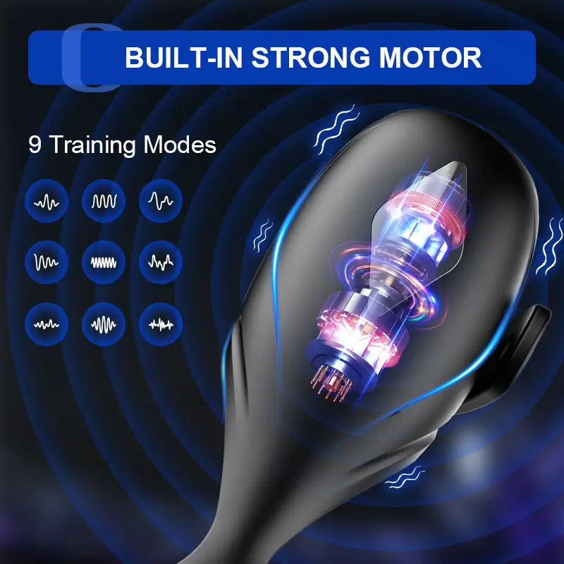 Onslaught: App Control 3 In 1 Masturbator Trainer Penis Ring