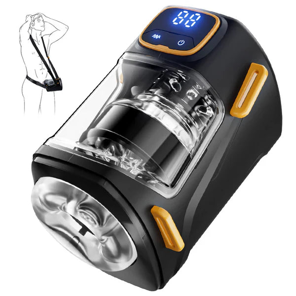 Conqueror: Wearable Hands-Free Stroker with 9 Thrusting & Vibration Modes