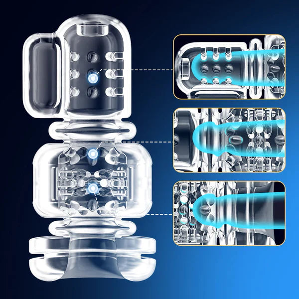 Conqueror: Wearable Hands-Free Stroker with 9 Thrusting & Vibration Modes