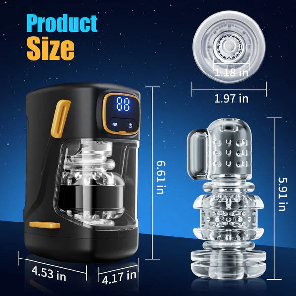 Conqueror: Wearable Hands-Free Stroker with 9 Thrusting & Vibration Modes