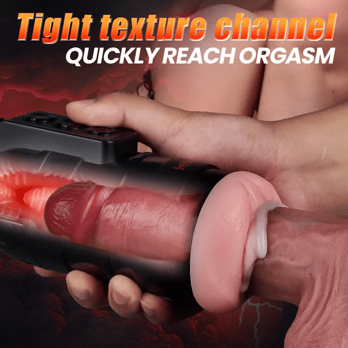 Leten Powerful Blasting: 10 Vibrating Male Masturbator with Moans & APP Control
