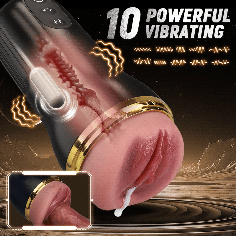 Magnetron: Ultra-Tight Suction Stroker with 10 Vibes, 5 Power Levels