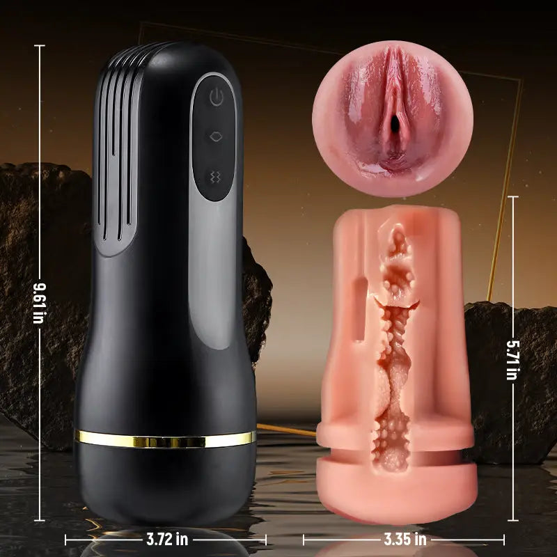 Magnetron: Ultra-Tight Suction Stroker with 10 Vibes, 5 Power Levels