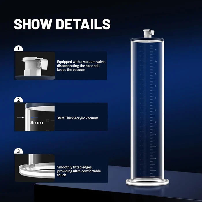 LuxaMax Manual Penis Pump (Optional Sizes)