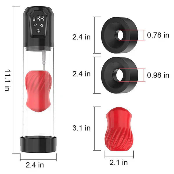 XP4 Plus: 2-in-1 Stroker & Pump – 5 Suction Modes, 7 Vibration Patterns