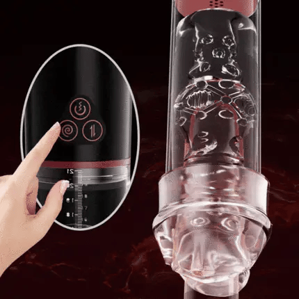 Stallion: Penis Trainer & Stroker – 9 Vibration, 3 Suction, Intense Spiral Massage