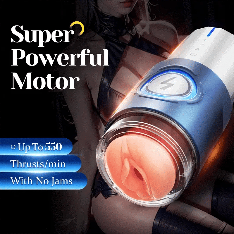 Realistic Pussy Stroker – Powerful Motor for Intense Stimulation