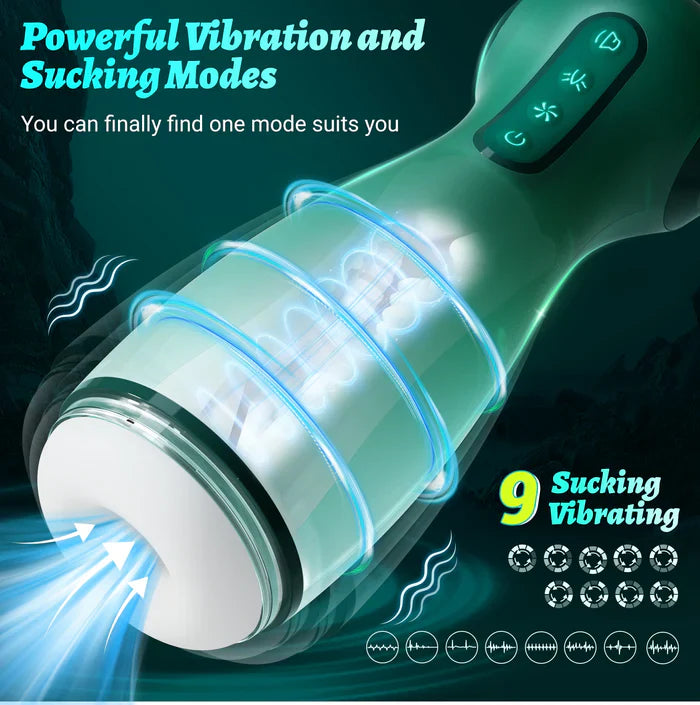 Stormbringer: 5-in-1 Smart Stroker – Suction, Vibration, App Control with Realistic Moans