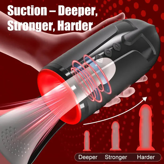 Cyclone：Male Masturbator with 3 Spinning, 5 Suction and 10 Vibration Modes