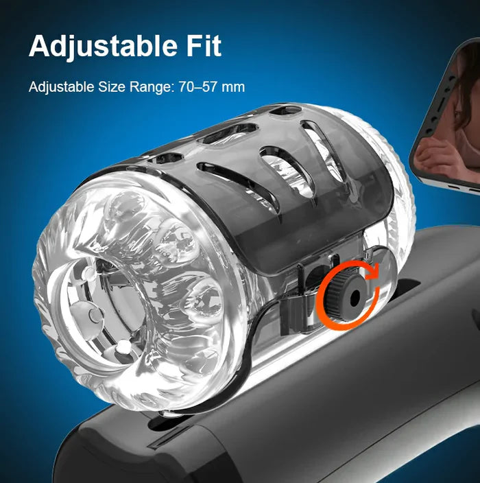 Surge：Dual-Handle Thrusting Masturbator with 10 Thrust Modes & 5 Sleeve Tightness