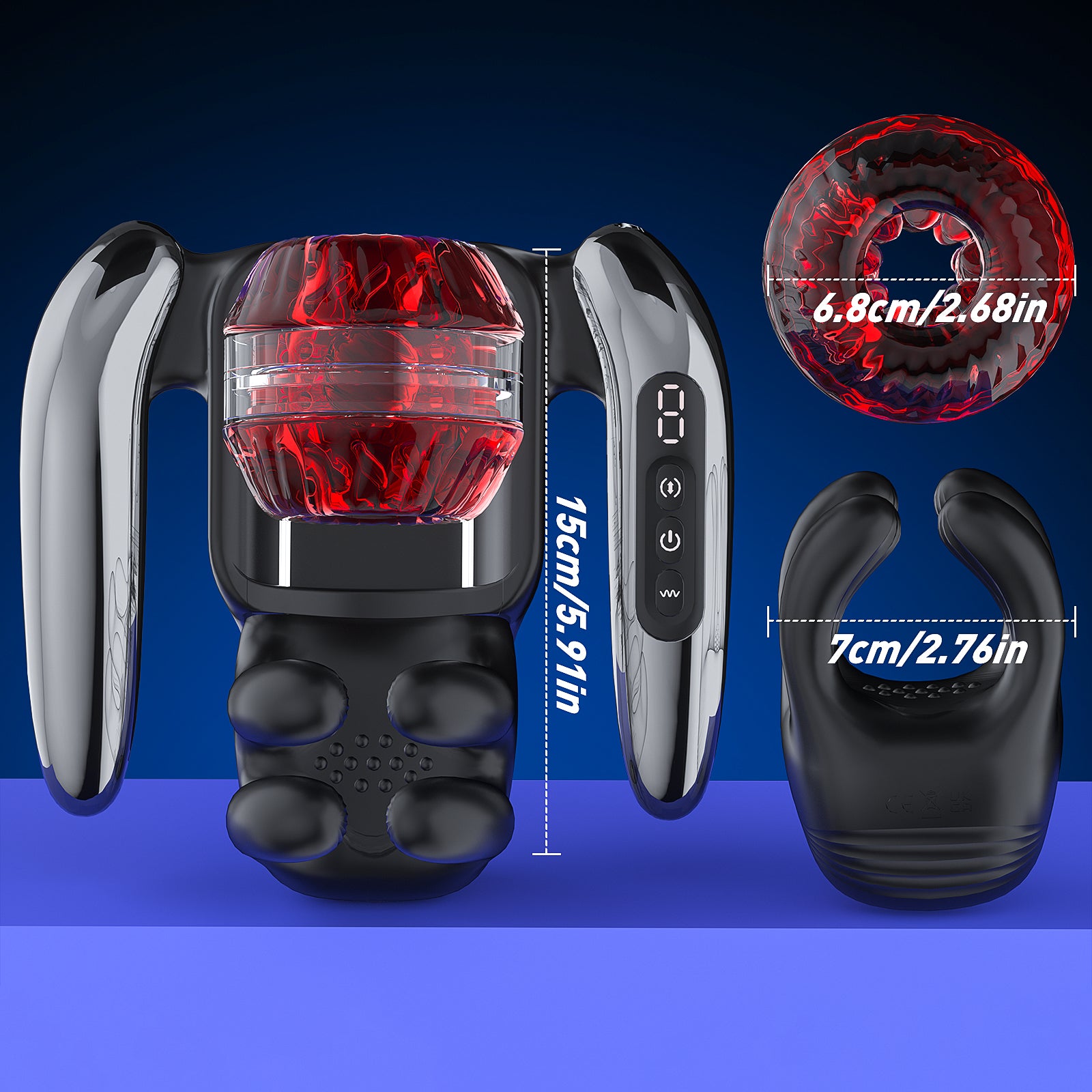XG21 PLUS: 3-in-1 Automatic Masturbator & Stamina Trainer with 9 Thrusting & Clamping Modes