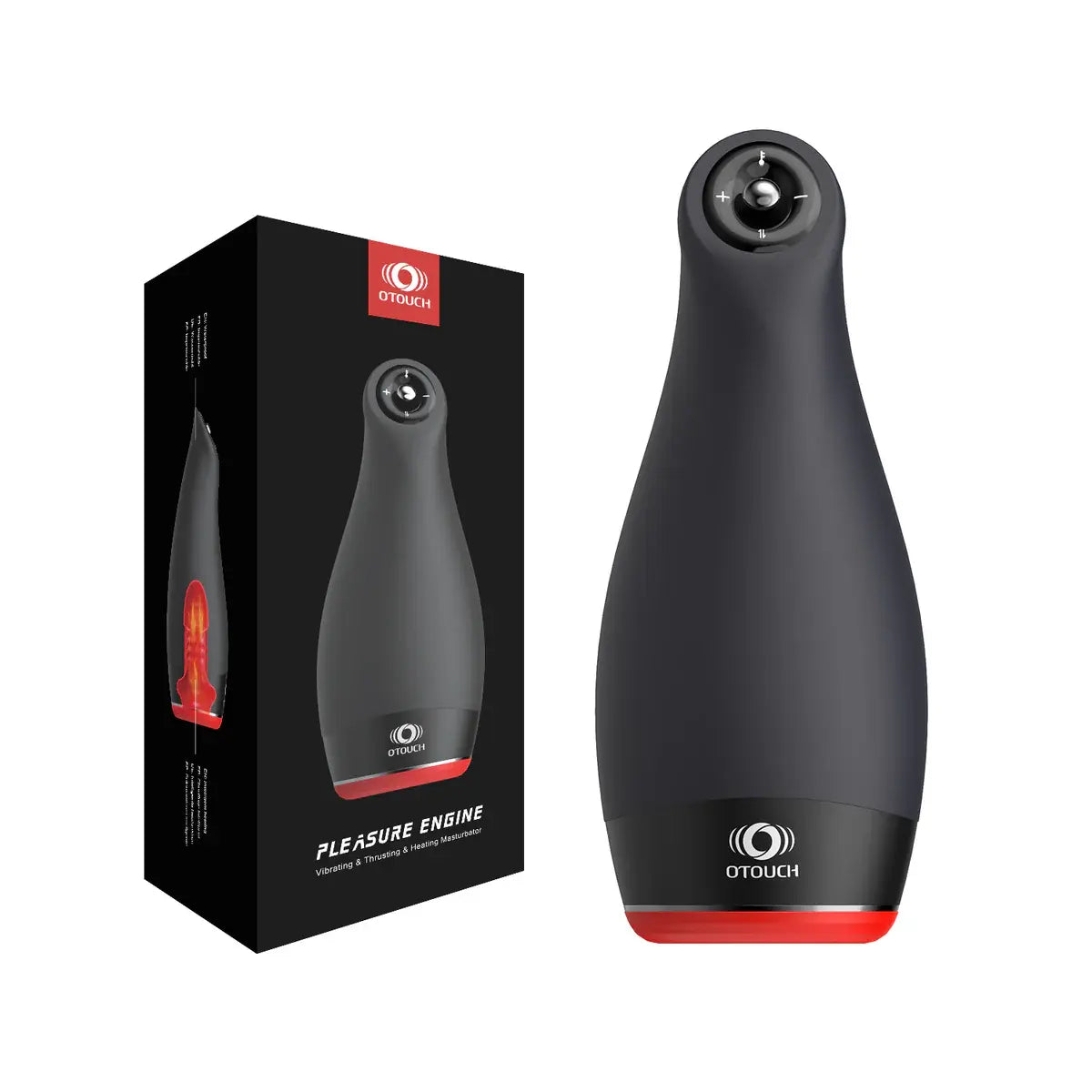 Pleasure Engine: Waterproof Blowojob Machine Instant Heating Thrusting Vibrating