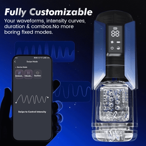 DeepHaven: Ultra-Quiet Extended Channel Automatic Stroker with App Control