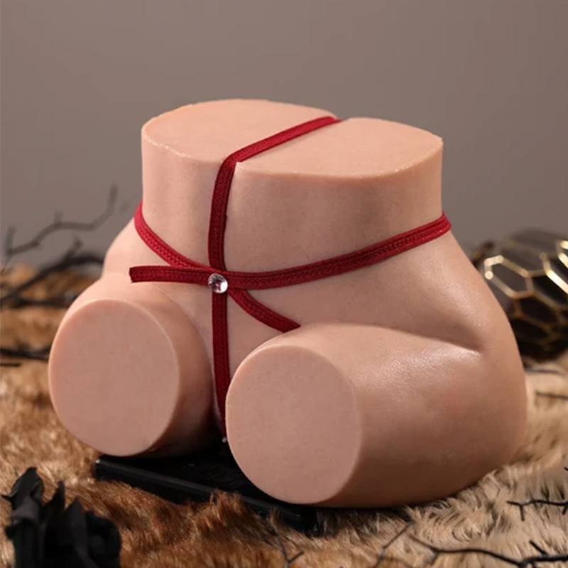 Mary: 11.02LB Full Silicone Doggystyle Small Ass Sex Doll Torso with Dual Deep Channels