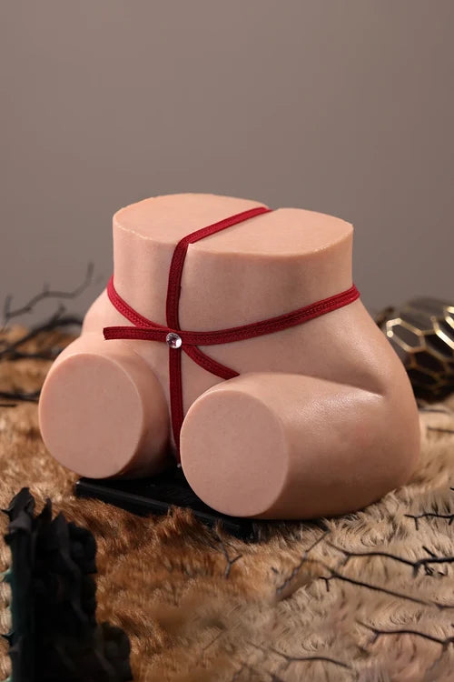 Mary: 11.02LB Full Silicone Doggystyle Small Ass Sex Doll Torso with Dual Deep Channels